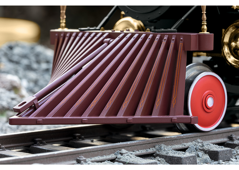Golden Spike UP 119 cowcatcher