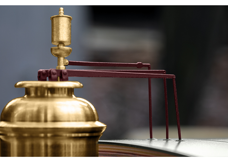 Golden Spike Dome Detail